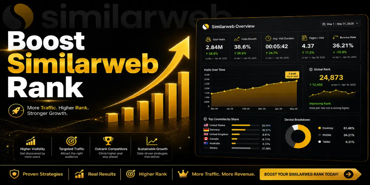 Boost SimilarWeb Traffic and Ranking